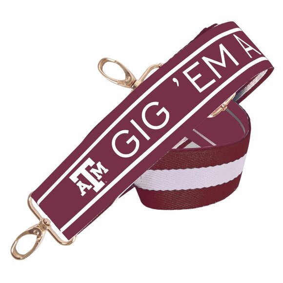 TEXAS A&M - Licensed - Go Aggies | Game Day | Clear Purse | Adjustable Strap - Picture 4 of 8